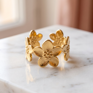 Bague Couronne de Fleurs