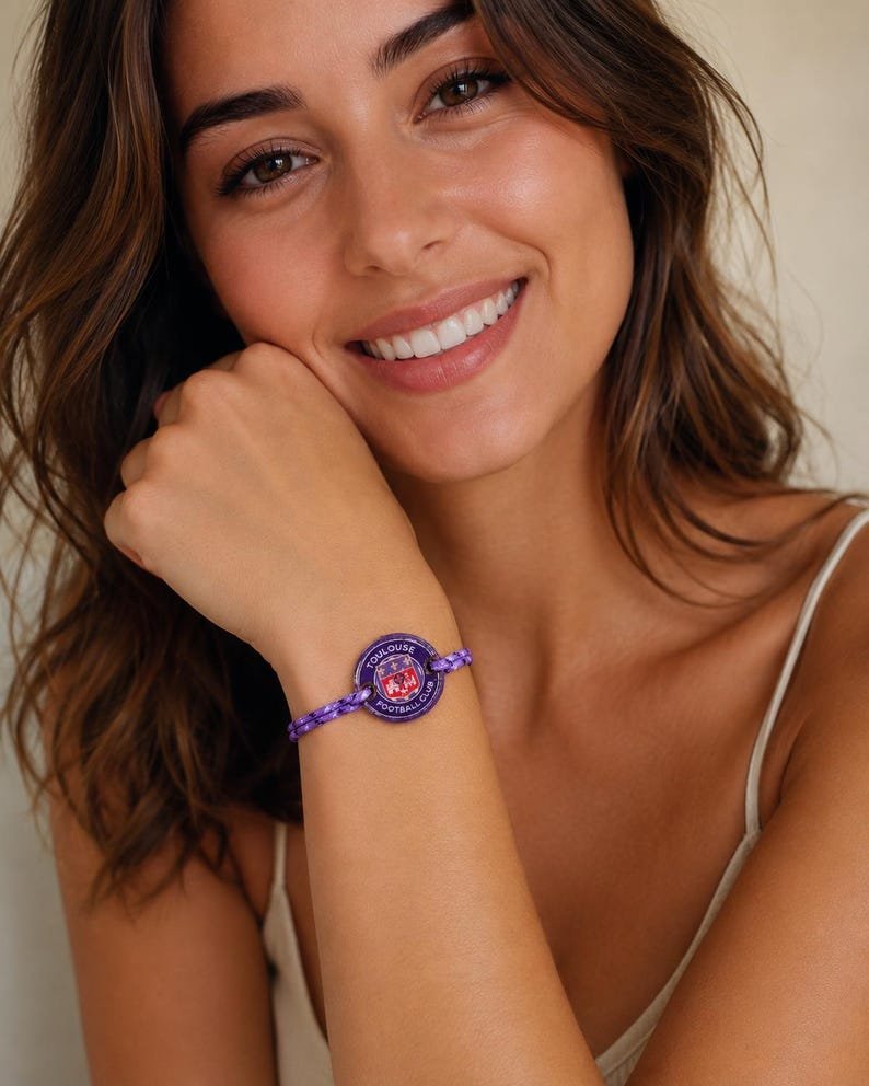 Bracelet TFC Toulouse Football Club double face