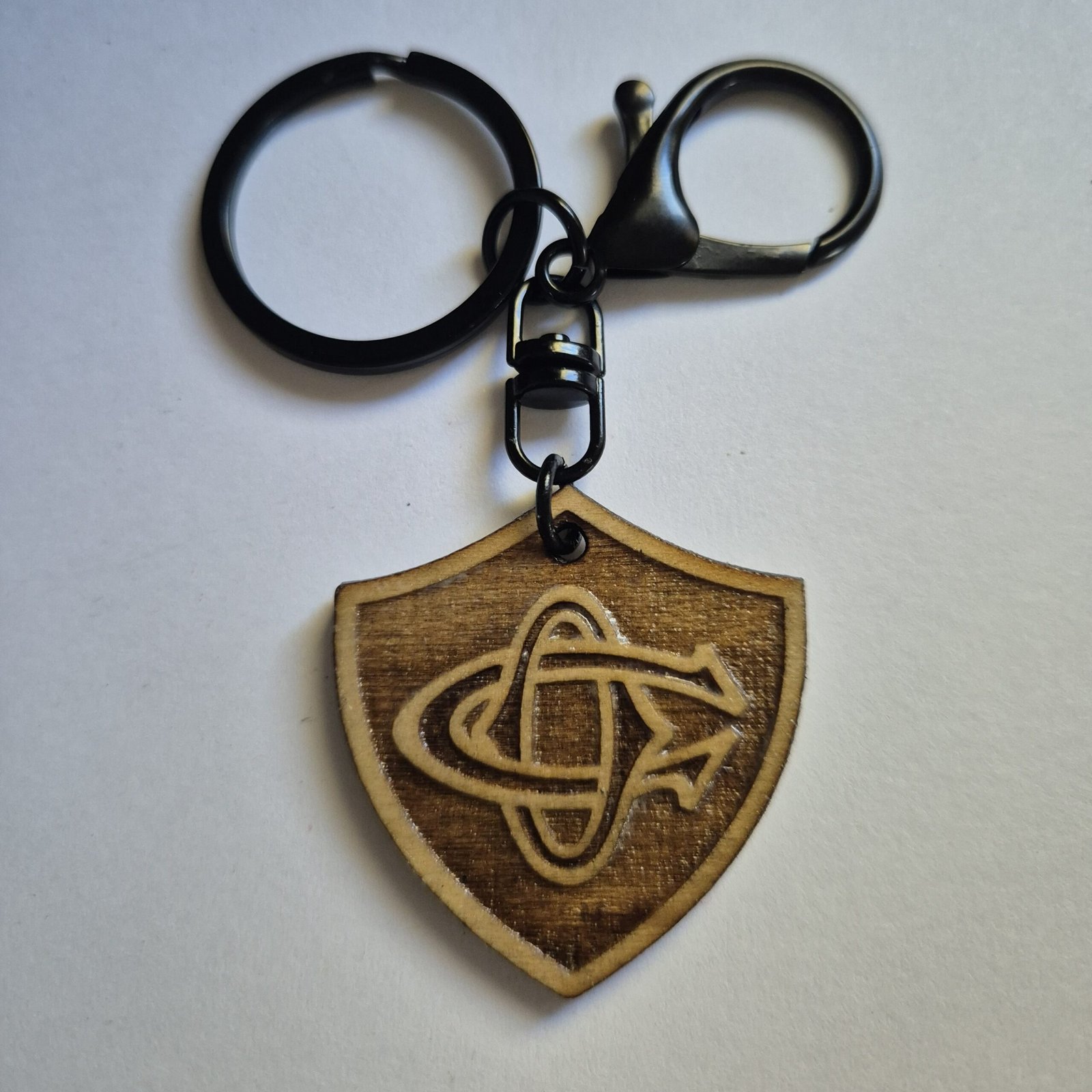 Porte-clé Bois Gravé Rugby Supporter – Équipe au Choix – Image 13
