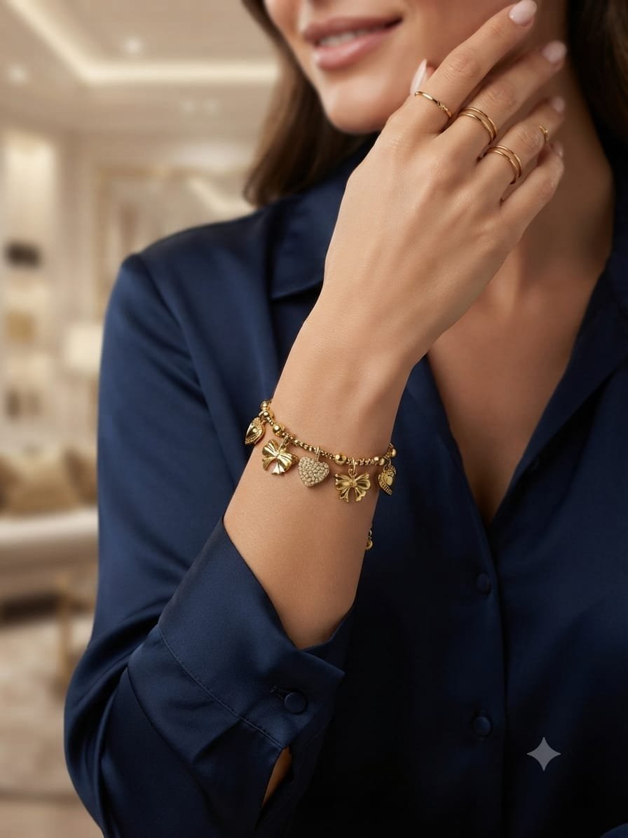 Bracelet Amour Strass – Image 2