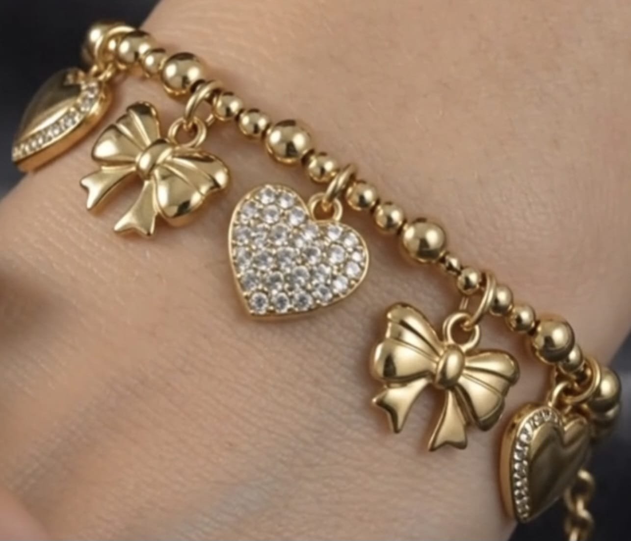Bracelet Amour Strass – Image 4