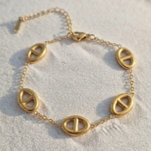 Bracelet Maille Dorée